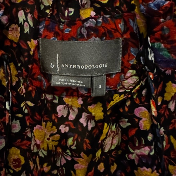 Anthropologie Helene Tunic Multicolor Floral Dress - Picture 3 of 7